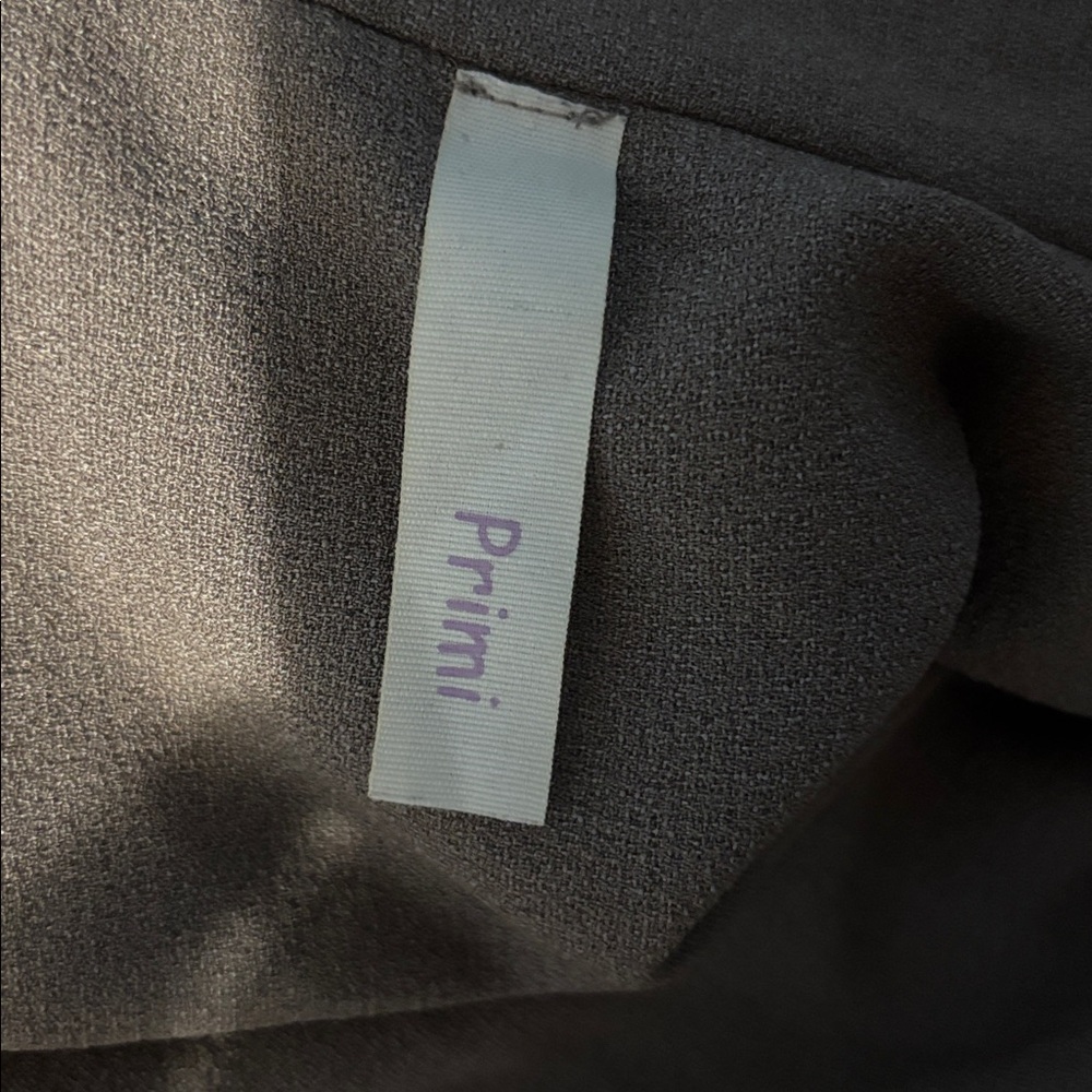 Elegant Tan Long Drape Coat cardigan size medium - Picture 5 of 5